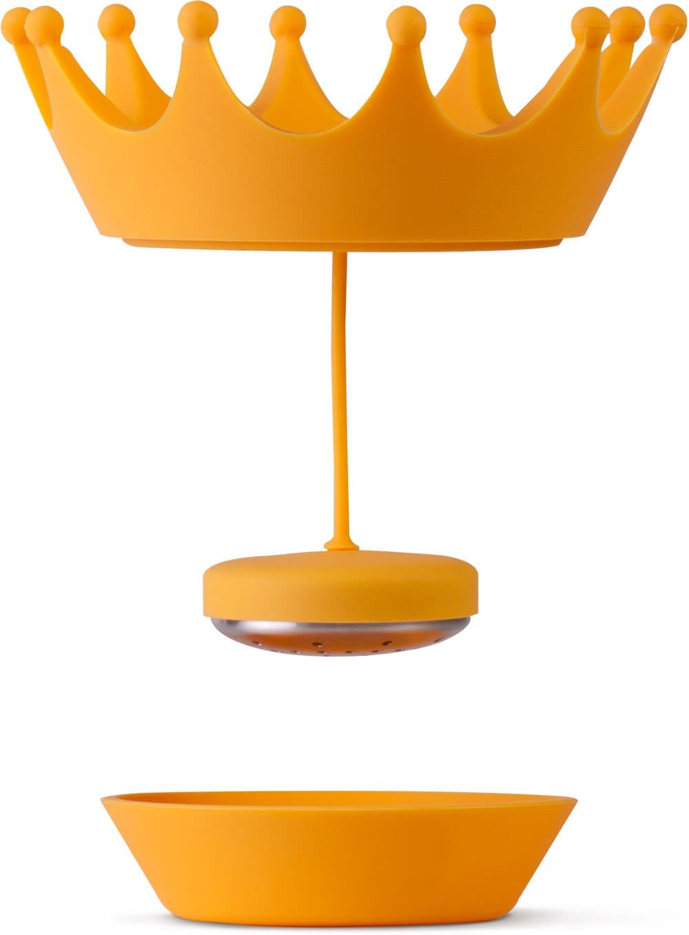 Teaball Crown, no drip single serving tea maker, cover, and drip guard