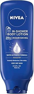 Nourishing In Shower Lotion, Body Lotion for Dry Skin, 13.5 Fl Oz Bottle