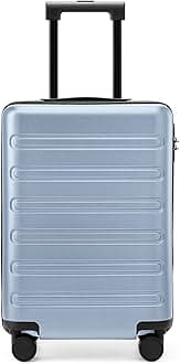 Carry On Luggage 22x14x9 Airline Approved, 20 Inch Luggage with Smooth Double Spinner Wheels, Hard Shell PC+ABS Suitcase Carry-On, Lightweight Travel Luggage, TSA Approved (Blue, Andes)