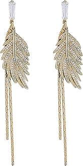 Latest Stylish Earrings for Women and Girls (15017er), One Size, Cubic Zirconia, No Gemstone