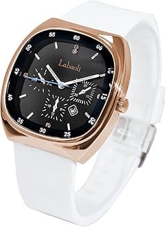 Watch, Women's Watch, Stylish and Versatile Easy-to-Read Women's Wristwatch with Silicone Strap Quartz Watch