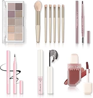 All in One Makeup Kit for Women Full Kit, Basic Cosmetics Kit for Beginner & Professionals, Eye Makeup Set Tween Girl, Make Up Kits for Teenagers, Makeup Gift Set for Girls, Women & Teens(10-Cement)