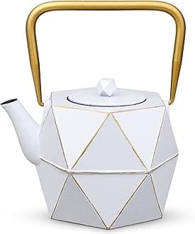 Cast Iron Diamond Teapot