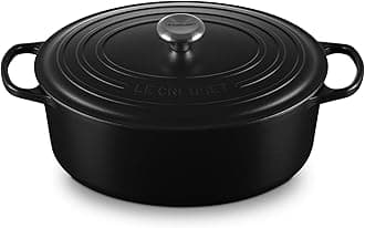 Le Creuset Enameled Cast Iron Signature Oval Dutch Oven, 8 qt., Licorice