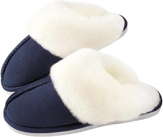Parlovable Women's Memory Foam Slippers - Cloud-Like Comfort for Hard Floors, Ultra-Soft Machine Washable Indoor Outdoor House Shoes with Non-Slip Sole