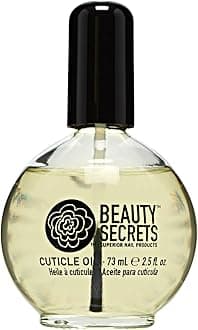 BEAUTY SECRETS Cuticle Oil 2.3 oz. - Conditions Cuticle and Nail Matrix, Accelerates Polish Drying