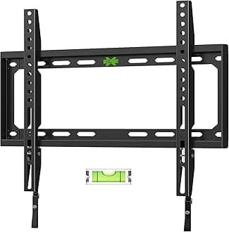 Fixed TV Wall Mount with Low Profile for Most 26-55 Inch LED, LCD and Flat Screen TVs, TV Mount Bracket with VESA Up to 400x400mm and Weight Capacity 99lbs,and Space Saving TV Bracket