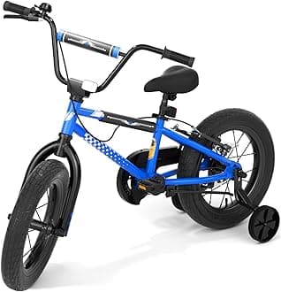 KORIMEFA Toddler Bicycle Kids 12 14 16 inch Bike with Traning Wheel Boys for 1-8 Ages Girls BMX Style Cycle, Coaster Brake, Durable Design, Rider Height 32-50 Inch