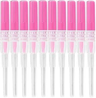 Catheter Piercing Needles - Anghie 10pcs 20G Catheter Piercing Needles IV Catheter Needles Ear Nose Piercing Needles for IV Start Kits Body Piercing Tattoo Tools Piercing Supplies (20G)