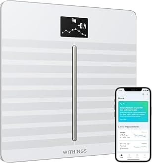 Body Cardio- Wi-Fi Smart Scale with Body Composition & Heart Rate, White