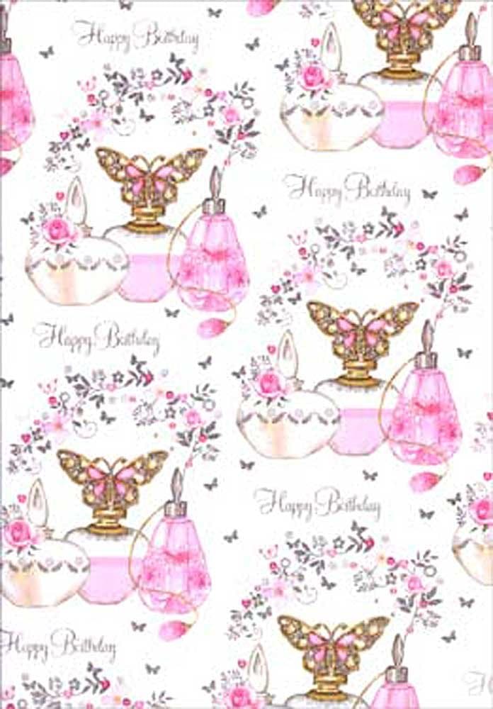 Perfume Rolled Gift Wrap Paper