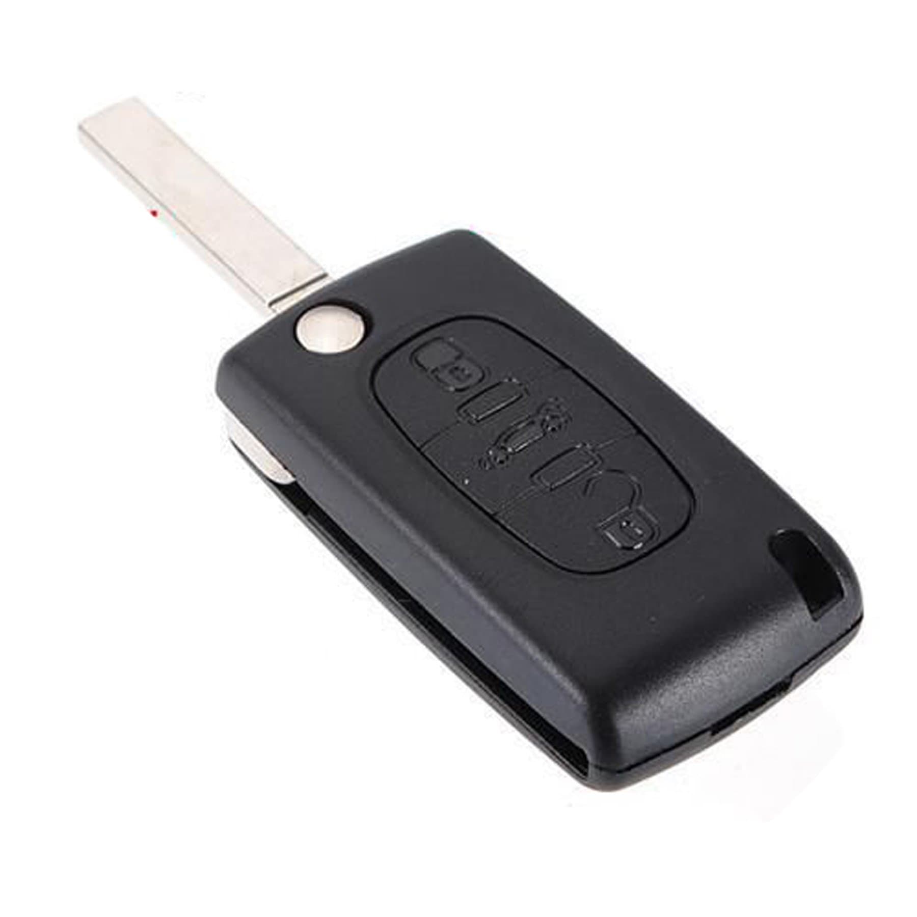 New Remote Entry Key Shell Case 3 Button for Peugeot 207 307 406 407 408 No chips Inside