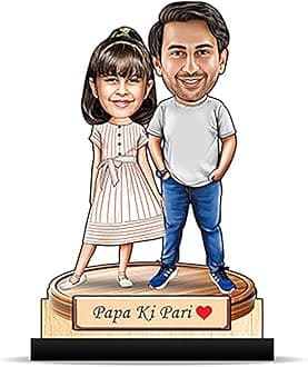 Caricature Personalized Gifts for Father and Daughter Customized Gift for Father Daughter CA0325