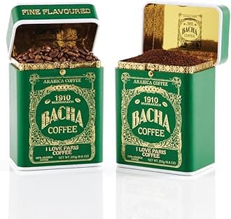 Bacha Coffee | I Love Paris Fine Flavoured Signature Nomad Collection, 100% Arabica Whole & Ground Beans Bundle