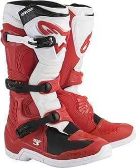 Alpinestars 2013018-32-15 Tech 3 Boots Red/White Sz 15