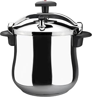 Magefesa - Pressure cooker Magefesa 01OPSTABO10 Stainless steel 10 Litre |Made from 18/10 stainless steel, highly wear-resistant, 5-layer thermal diffuser base