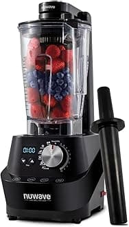 Moxie Pro High-Performance NSF-Certified Digital Blender; 2.5 HP motor; laser-cut stainless steel blades, 10 Speeds, 6 pre-programmed settings