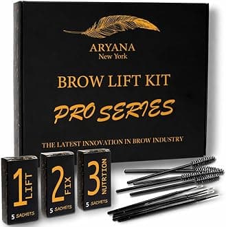 ARYANA NEW YORK Eyebrow Lamination Kit Professional | At Home DIY and Salon Use brow lamination kit | Instant Lift For Fuller Eyebrows | Brow Lift Sachet Professional Series