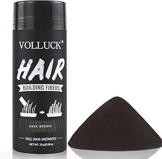 Hair Fibres 28g – Instant Coverage for Thinning Hair – Creates a Naturally Fuller, Thicker Look – Lightweight, Natural Finish, Easy to Apply & Wash Off – For Men & Women (Dark Brown)