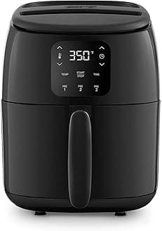 Digital Tasti-Crisp™ Air Fryer - Compact Electric Digital Fryer With Auto Shut-Off Feature - Ideal for Small Spaces - AirCrisp® Technology - 2.6 Quarts - Black