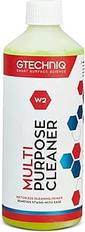 W2 Multi-Purpose Cleaner for Cars, 17 fl oz | Effectively Removes Stubborn Food, Pen and Soil Stains from All Surfaces, Works on Carpet, Tires, Engine Bays and Fabric