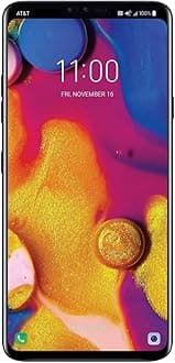 LG V40 ThinQ 64GB GSM Unlocked (AT&T/T-Mobile) 5-Camera Smartphone w/ 6.4" QHD+ Display - Aurora Black (Renewed)