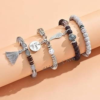 Shining Diva Fashion Bodhi Multilayer Bracelet for Women Girls