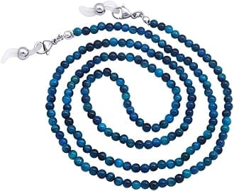 Eyeglasses Fashion Beaded Face Mask Holder Lanyard for Women