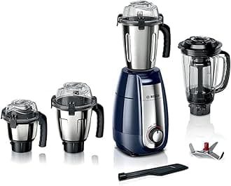 Bosch TrueMixx Pro Mixer Grinder MGM8842DIN 1000 W 4 Jars, Dark Blue