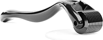 INULEC® brand Microneedle Roller for Hair Facial Skin Beard Glossy Black cosmetic Beauty