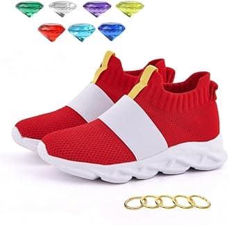 SharinganShoes for Kids Boys Girls Red Running Sneakers Birthday Sonic Shoes Fashion Walking Shoes