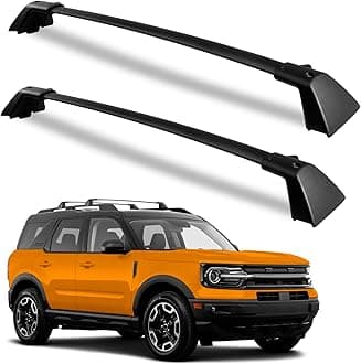 265lbs Roof Racks Cross Bars for Ford Bronco Sport Base (On-Road) 2021-2026 & Bigbend 2021-2026 & Outer Banks 2021 & Heritage Edition 2023, Heavy Duty Aluminum Crossbars All Metal
