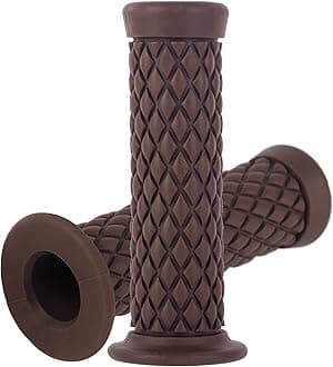 Universal Motorcycle Handles Grips - Non Slip Rubber Motorcycle Grips for Harley Honda Yamaha Suzuki Kawasaki Dirt Bike