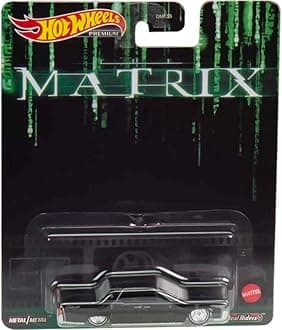 Hot Wheels Matrix Die Cast Model 1964 Lincoln Continental Black Scale 1:64 8 cm Premium Real Riders HCP06