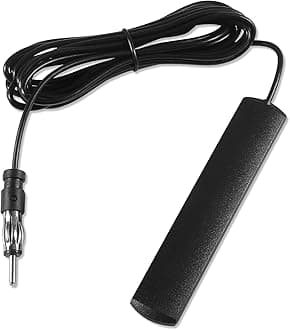 Car Antenna FM AM Radio Antenna Adhesive Mount Hidden Patch Antenna for Vehicle Truck SUV Stereo in Dash Head Unit Audio HD Radio Tuner Amplifier