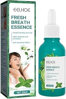 Fresh Breath Essence With Mint Oil Breath Freshener Bad Breath ElimiVDXCGDGting Bad Mouth Smell Removing Drops Fresh Breath Mouthwash Peppermint Mouth Freshener For Travel
