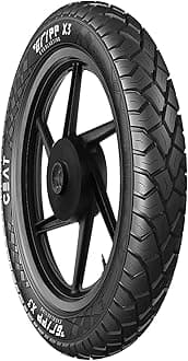Gripp X3 100/90-18 56P Tubeless Bike Tyre, Rear, Black