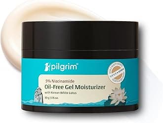 Pilgrim Korean Oil Free Gel Moisturizer for Oily Skin with Hyaluronic Acid & Willow Bark Extracts Moisturiser for face Suitable for Oily & Acne-Prone Skin Men & Women Korean Skin Care 50gm