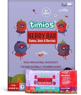 Berry Bars – Healthy Energy Snack Bars for Kids & Adults | Made with Real Berries & Nuts | Nutritious On-the-Go Snack | Pack of 20