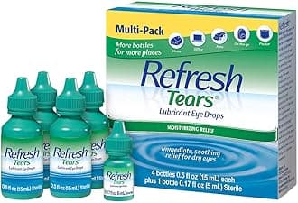 Refresh Tears Lubricant eye drops 4x15 ml, 1x5 ml