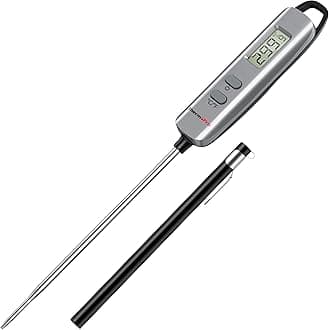 ThermoPro TP516BS Digital Cooking Thermometer, Temperature Control for Frying Food, Chocolate, Coffee, BBQ and More