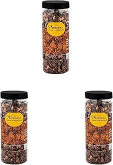 Mokaaz Dollar Supari Small Pieces| Sweet Supari| Chikni Meethi Supari| Dollar Chota Tukda-200 gm (Pack Of 3)