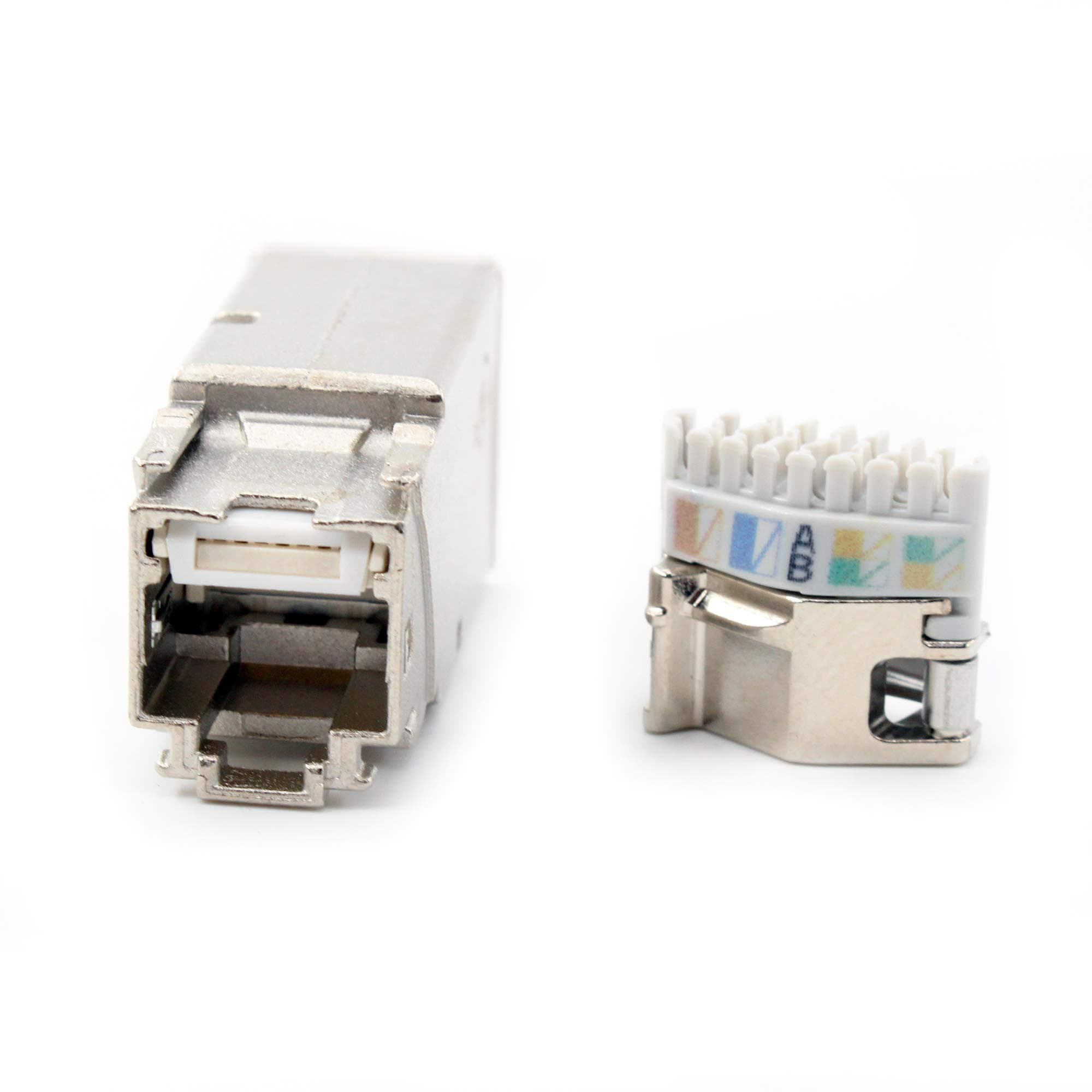 Z6A-SP Shielded ZmAX Patch Panel Modular CAT6A Jack, F/UTP, RJ45