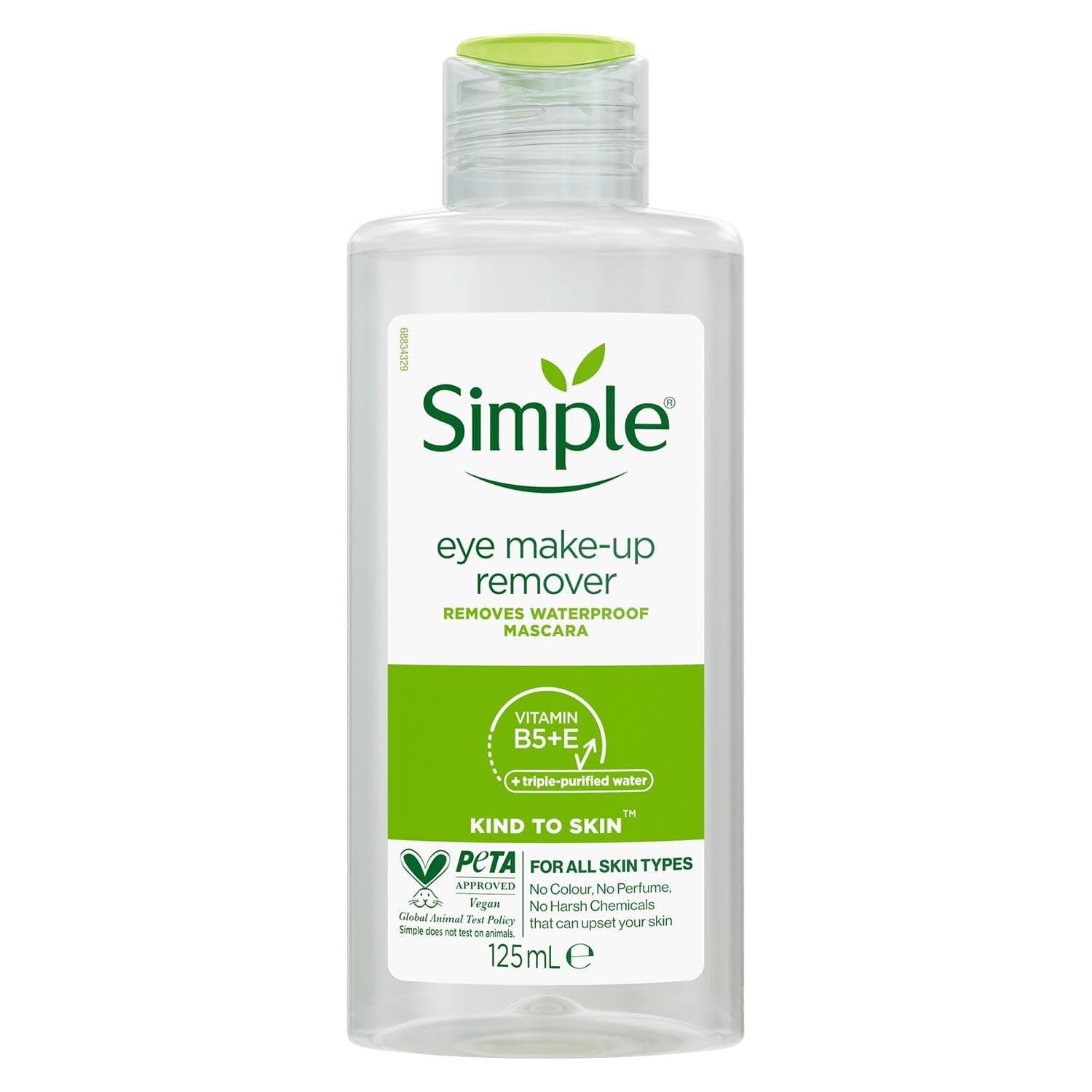 Simple Eye Makeup Remover, 125ml