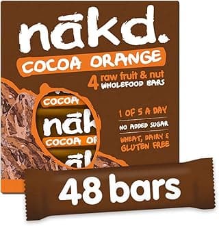 Nakd Cocoa Orange 35g Bar - Multi Pack Case of 48 Bars