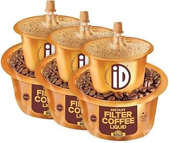 100% Authentic | Bold | Instant Coffee Pouch | Coffee Decoction | Liquid | 70% Coffee & 30% Roasted Chicory | Arabica & Robasta Beans | Serves 24 Cups | Pack of 3 | 450Ml (150Ml Each Pack)..