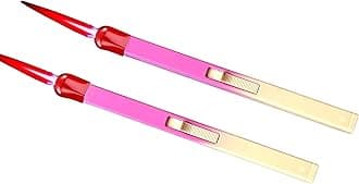 NIVEK Giant Match Stick Shaped Multipurpose Butane Refillable Lighter, Matchstick Novelty Lighter, Wood Color, Fun Cool Lighters (2 Pink+Wood Color)