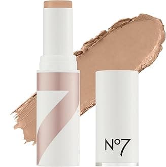 No7 Stay Perfect Foundation Stick - Deeply Beige - Non-Drying Makeup Foundation with Hydrating Squalene - Coverage for Up to 18 Hours (10g)