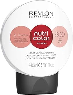Nutri Color Filters, Bright Semi-Permanent Direct Hair Dye, 600 Red, 240 Ml