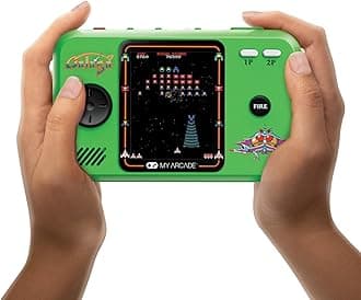 Galaga/Galaxian Pocket Player Pro: Portable Video Game Console with 2 Games, Retro Gifts, 2.75" Color Display